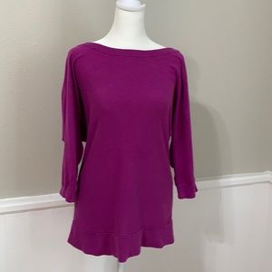 LOFT dark pink sweater. Large. Excellent condition.